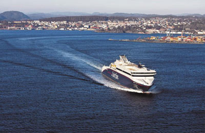 Larvik til Hirtshals returbillet Larvik til Hirtshals returbillet